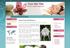  Website Templates on Php Massage Therapy Website Template 2